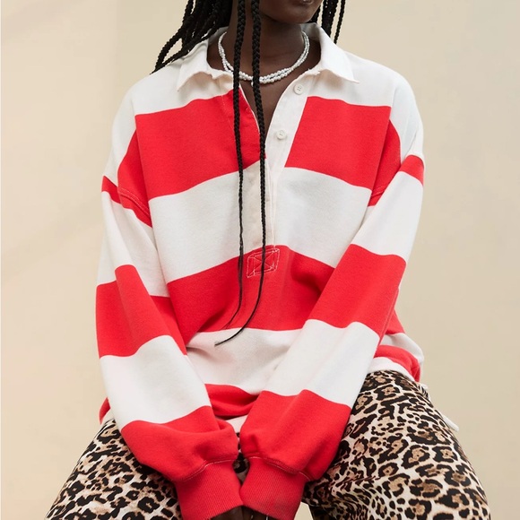 aerie Tops - NWT Aerie Stripe Polo